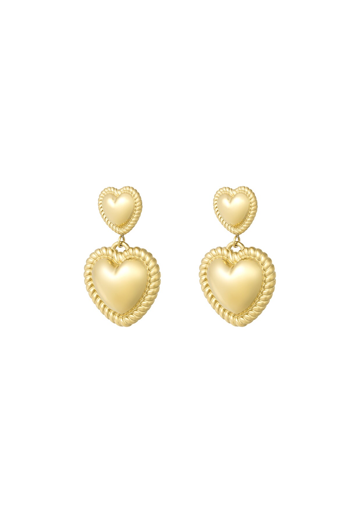 My Sweetheart earrings - Gold color h5 