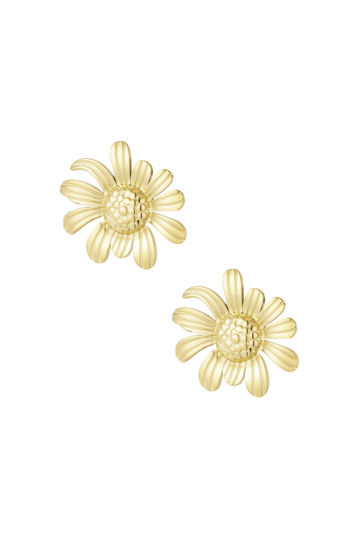 Happy Daisy earrings - Gold color h5 