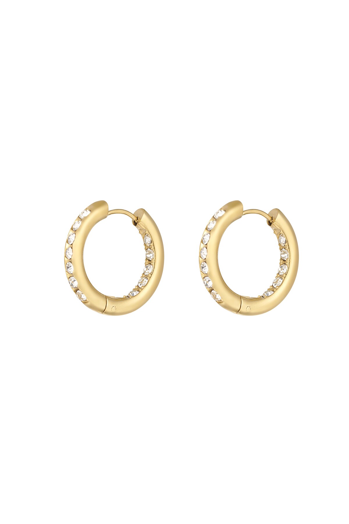 Earrings say yes - Gold color 