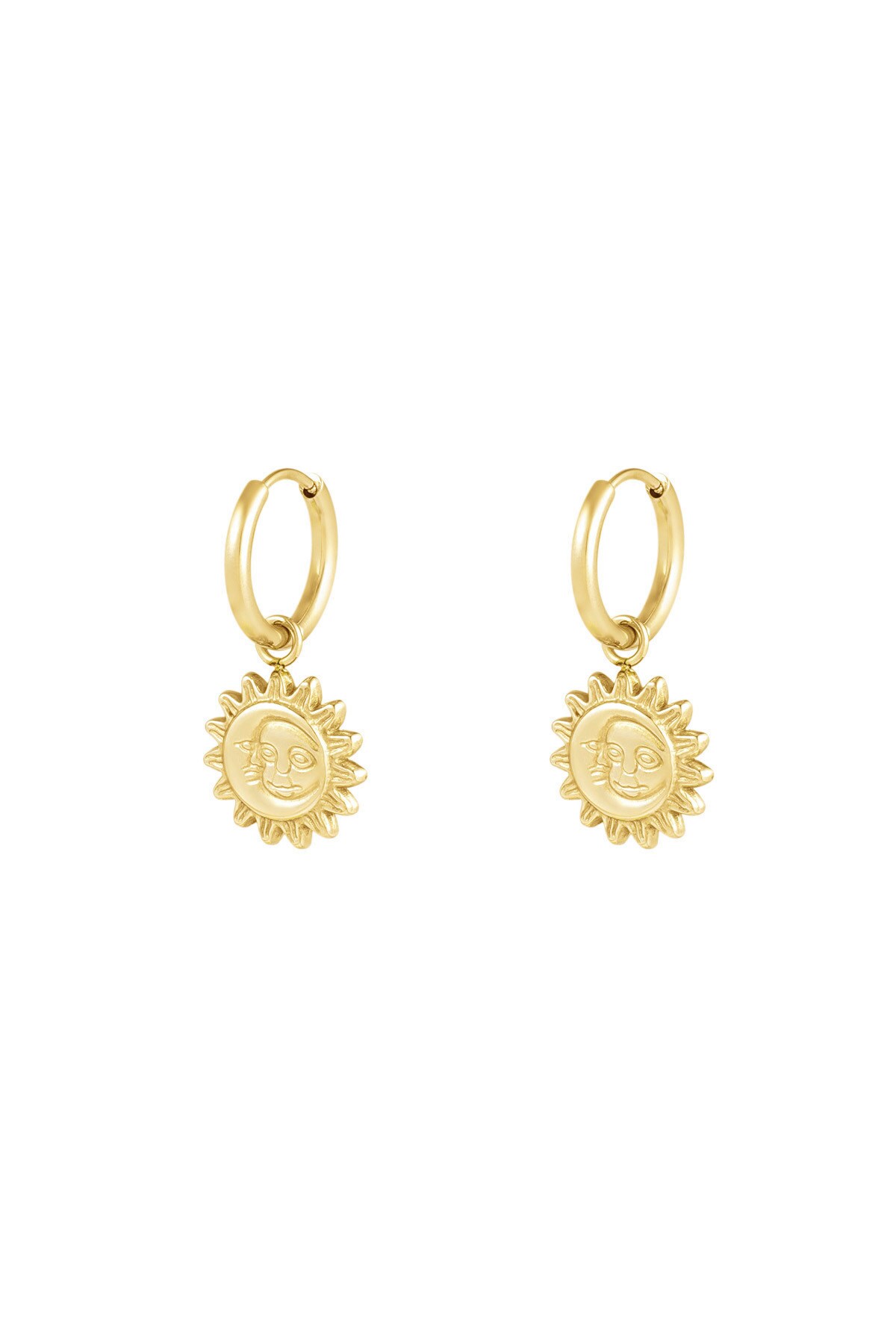 Solar synergy earrings - Gold color h5 