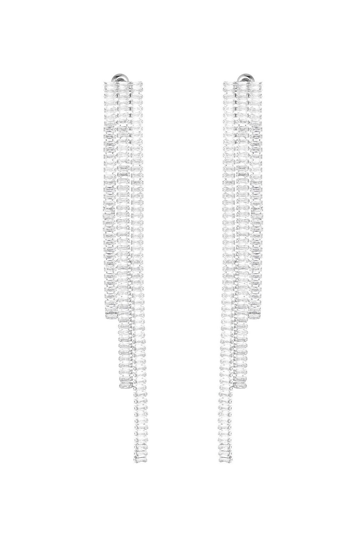 Elite shine earrings - Silver color h5 Picture3