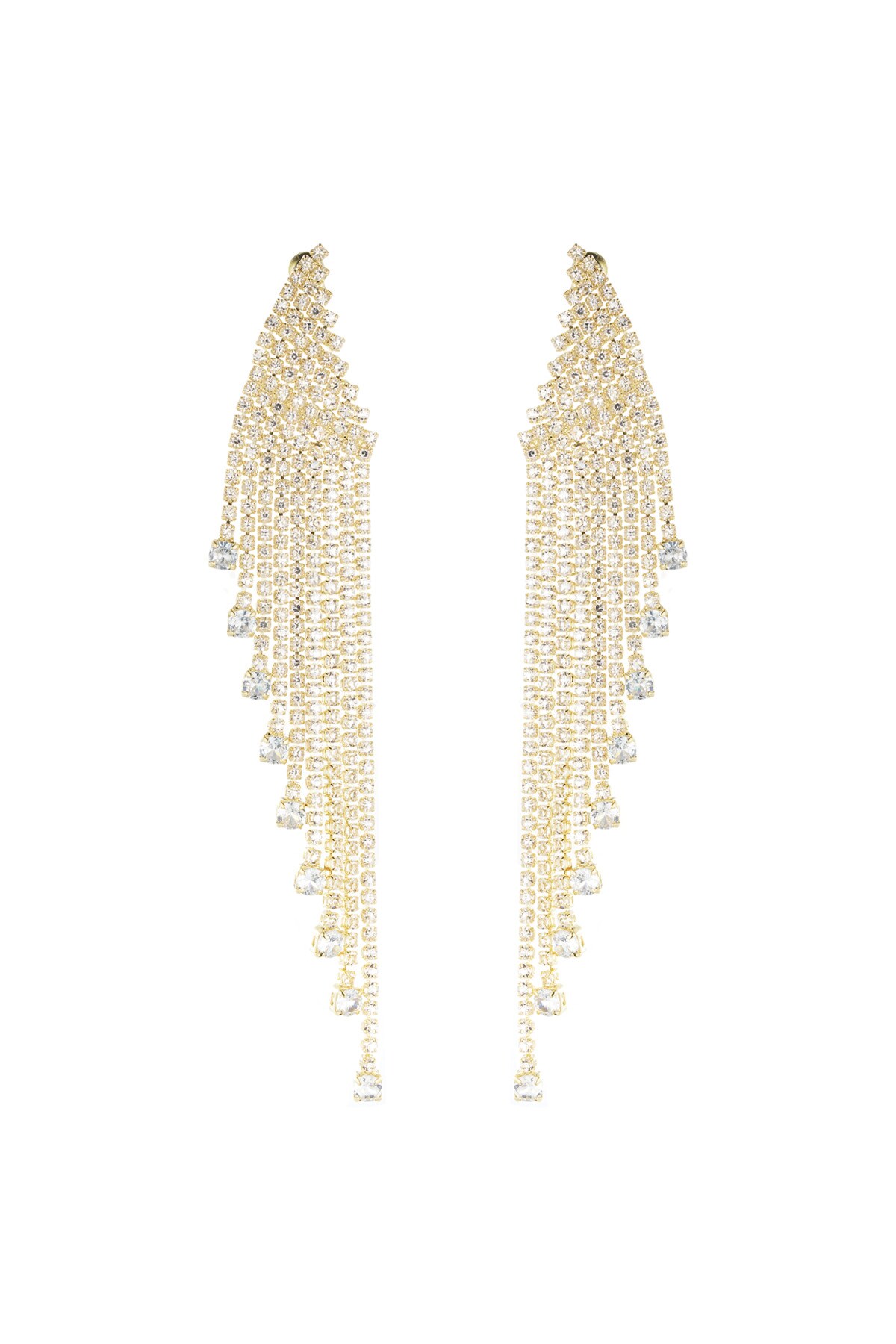 Ultimate glamour earrings - Gold color Picture3