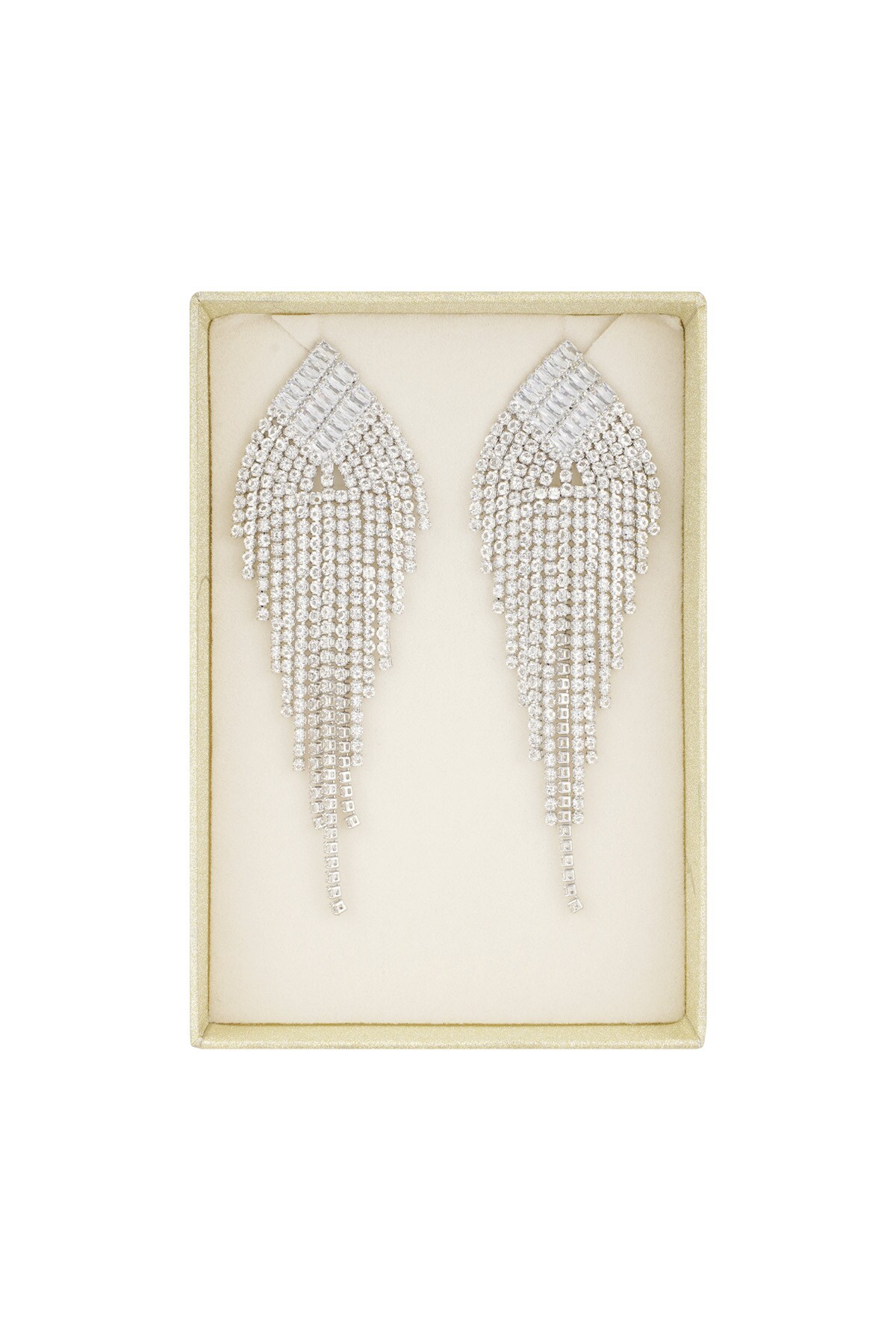 Eternal radiance earrings - Silver color h5 Picture3