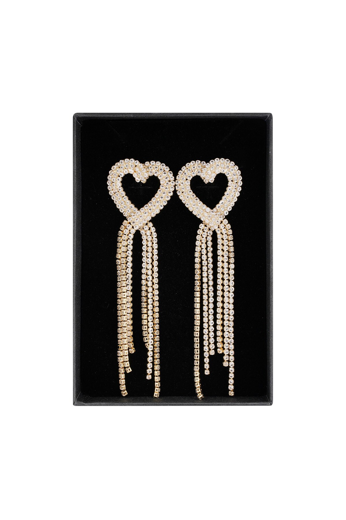 Luminous heart earrings - Gold color Picture3