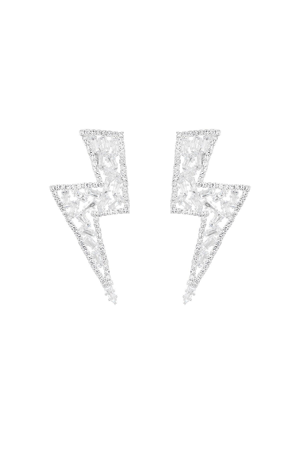 Lightning glow earrings - Silver color h5 Picture3