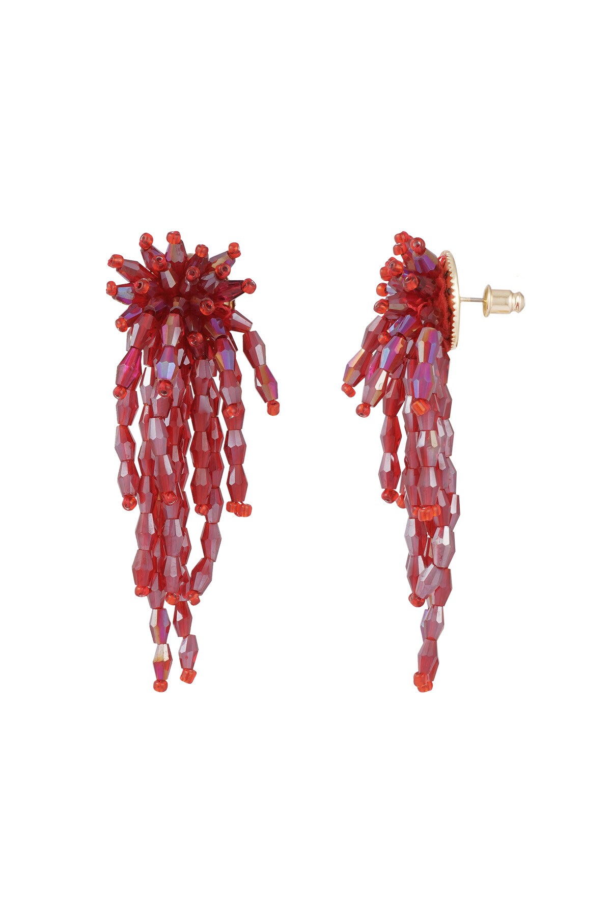 Earrings make a statement - red h5 