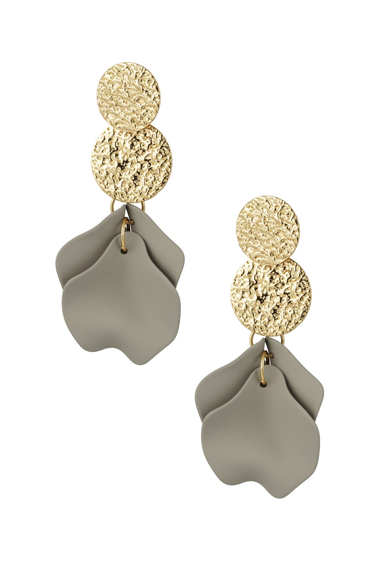 Blooming Chic earrings - grey 