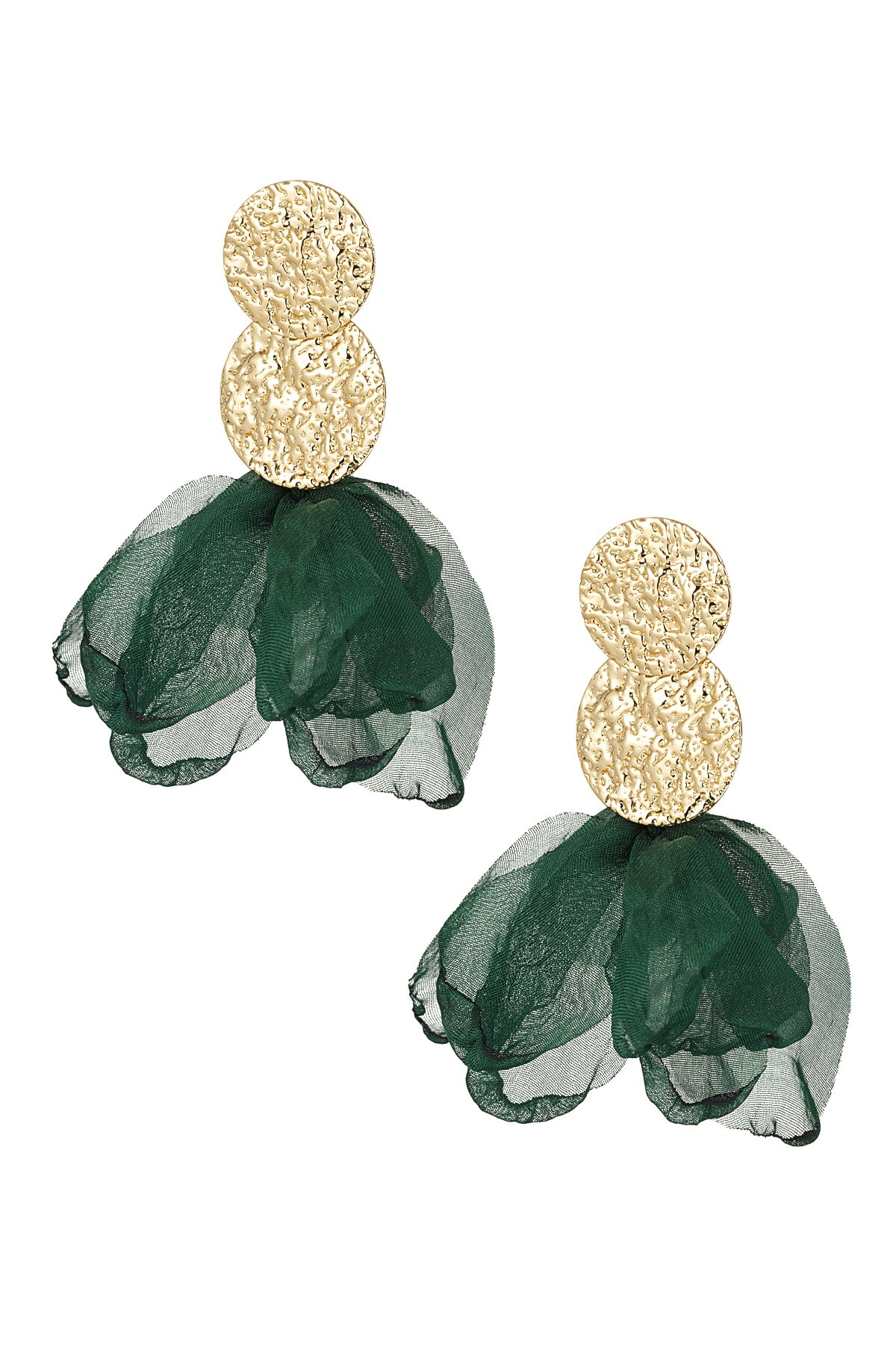 Blooming Babe earrings - dark green h5 