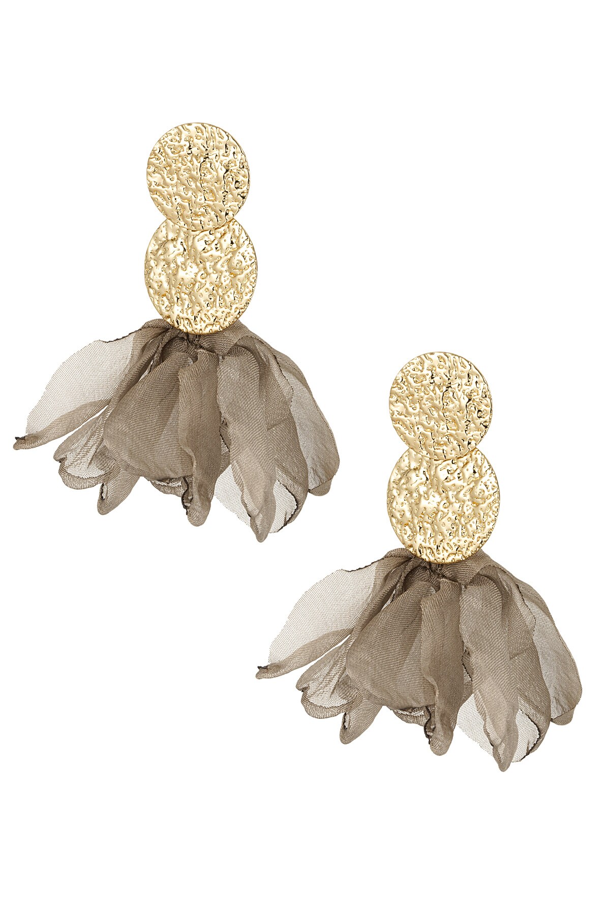 Blooming Babe earrings - taupe 