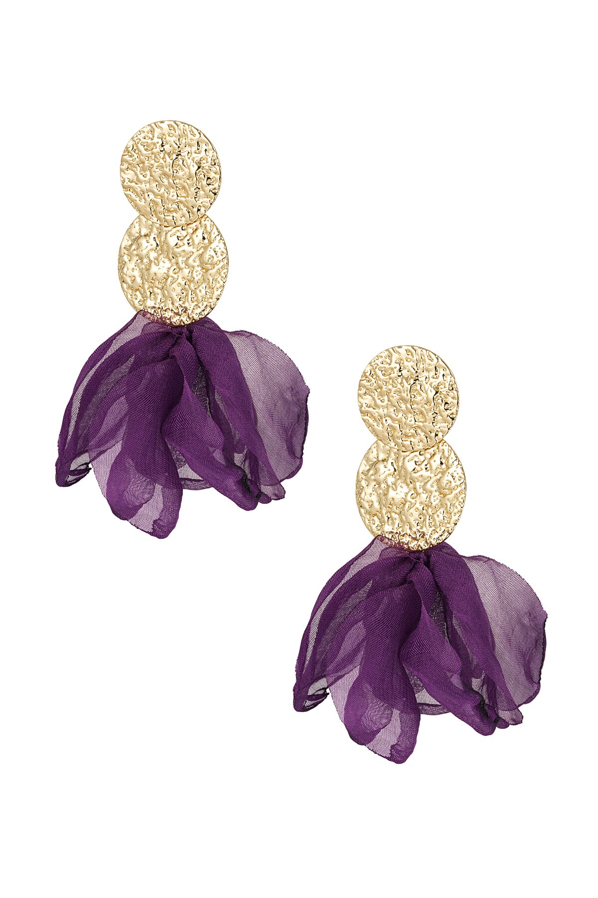 Blooming Babe earrings - purple h5 