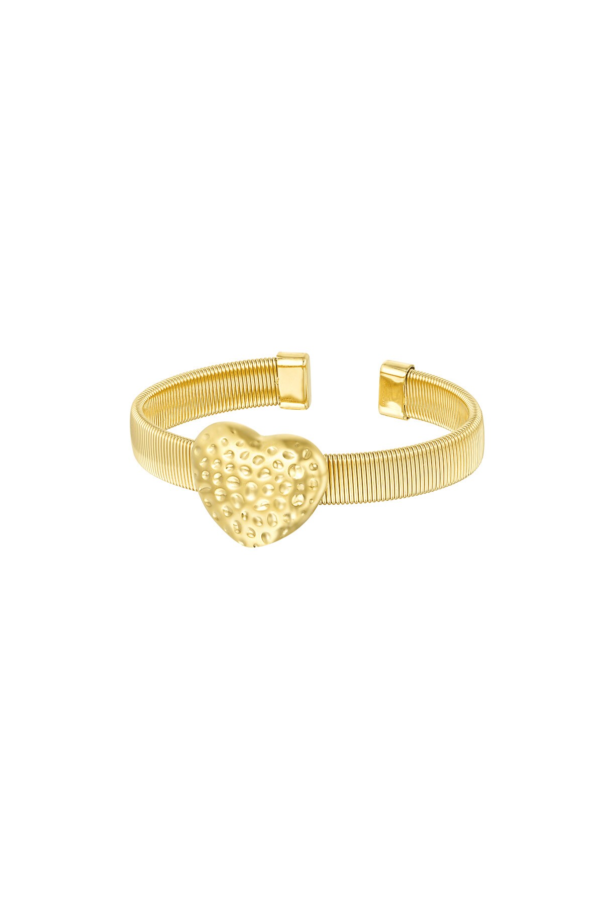 Bold love bracelet - Gold color h5 