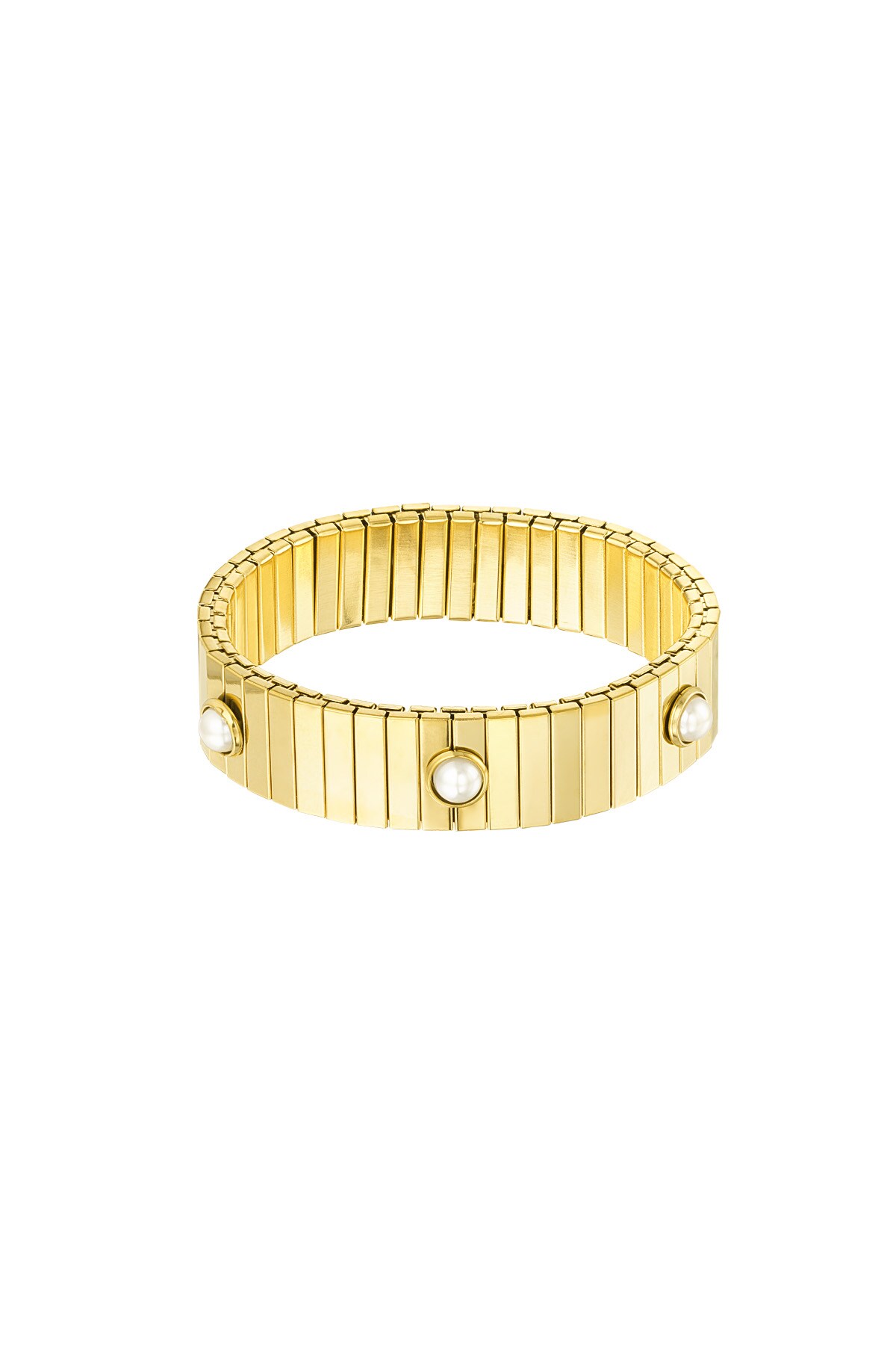 Bold elegance bracelet - Gold color h5 