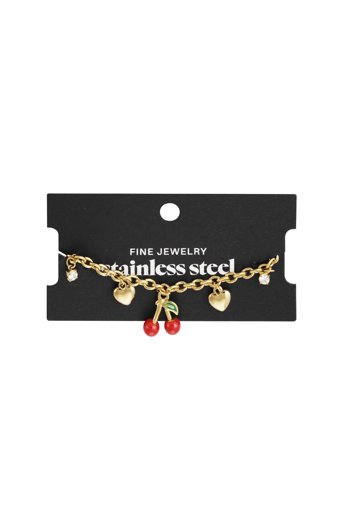 Cherish Charm bracelet - Gold color h5 Picture3