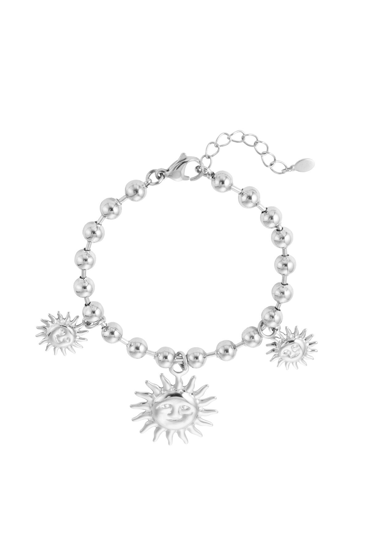 Bracelet sunlit charm - Silver color h5 