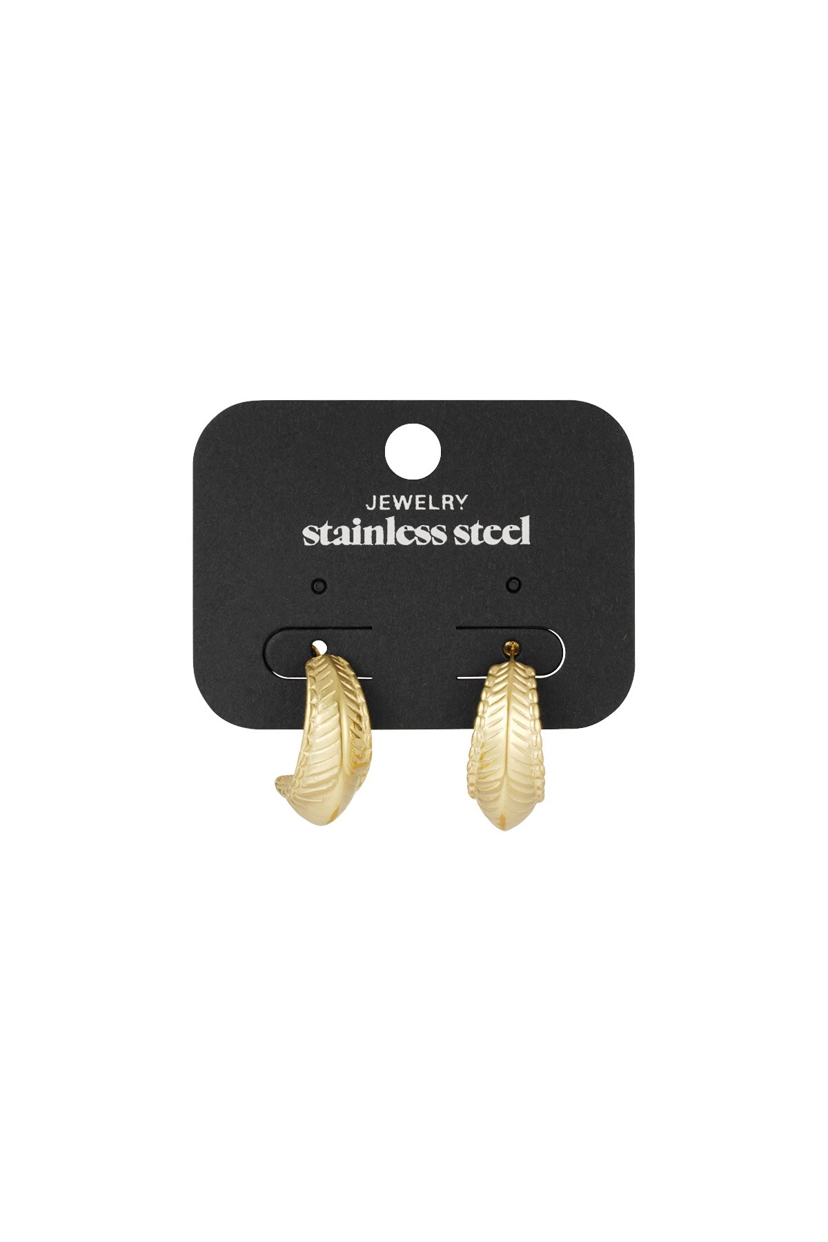 Fashion Stud Earrings - Gold color h5 Picture3