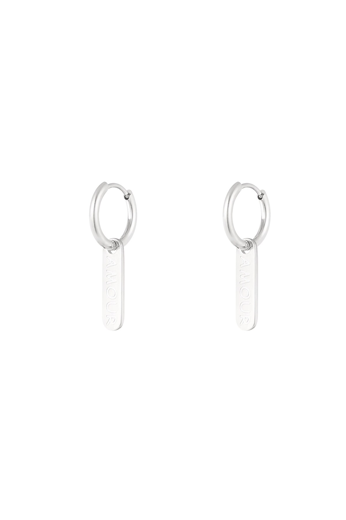 Amour earrings - Silver color h5 