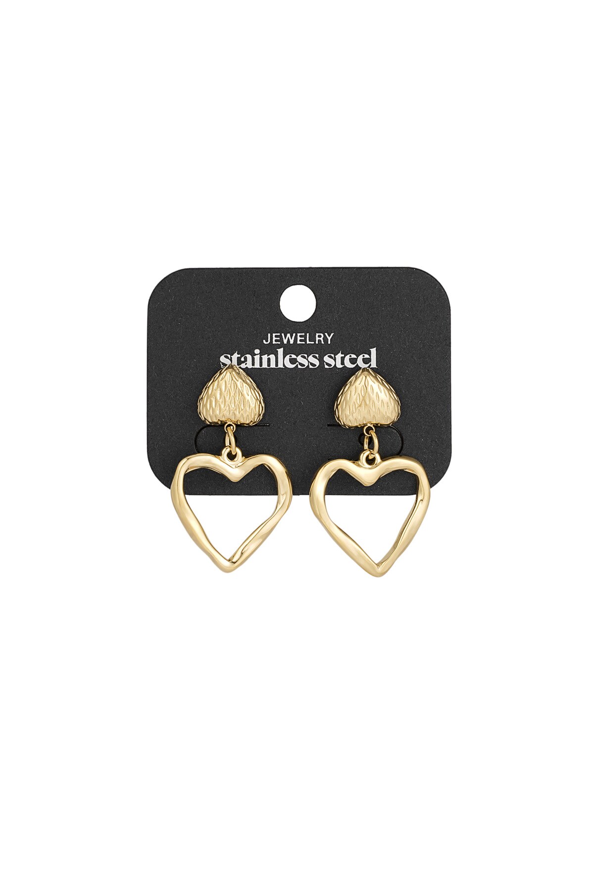 Forever yours earrings - Gold color h5 Picture3