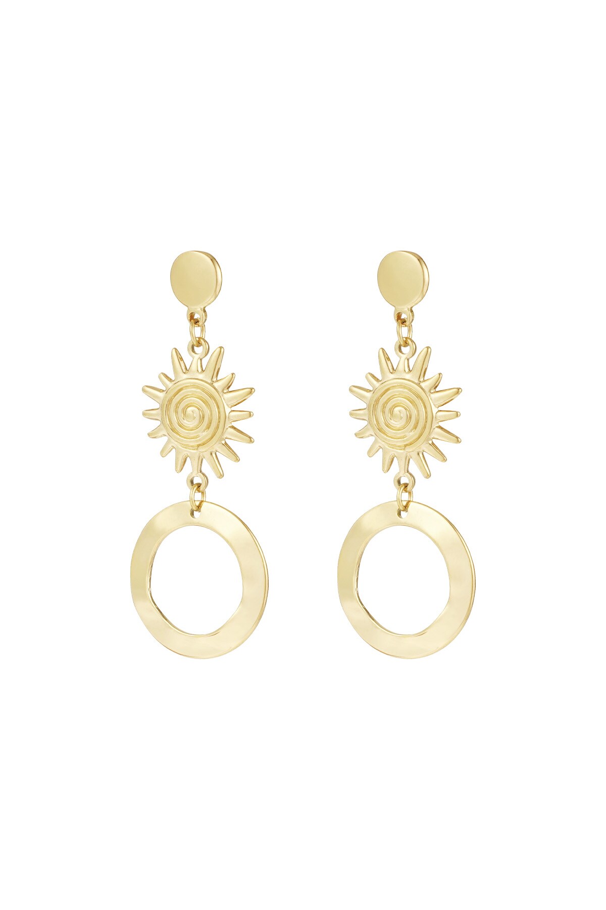 Sunny Shore earrings - Gold color h5 