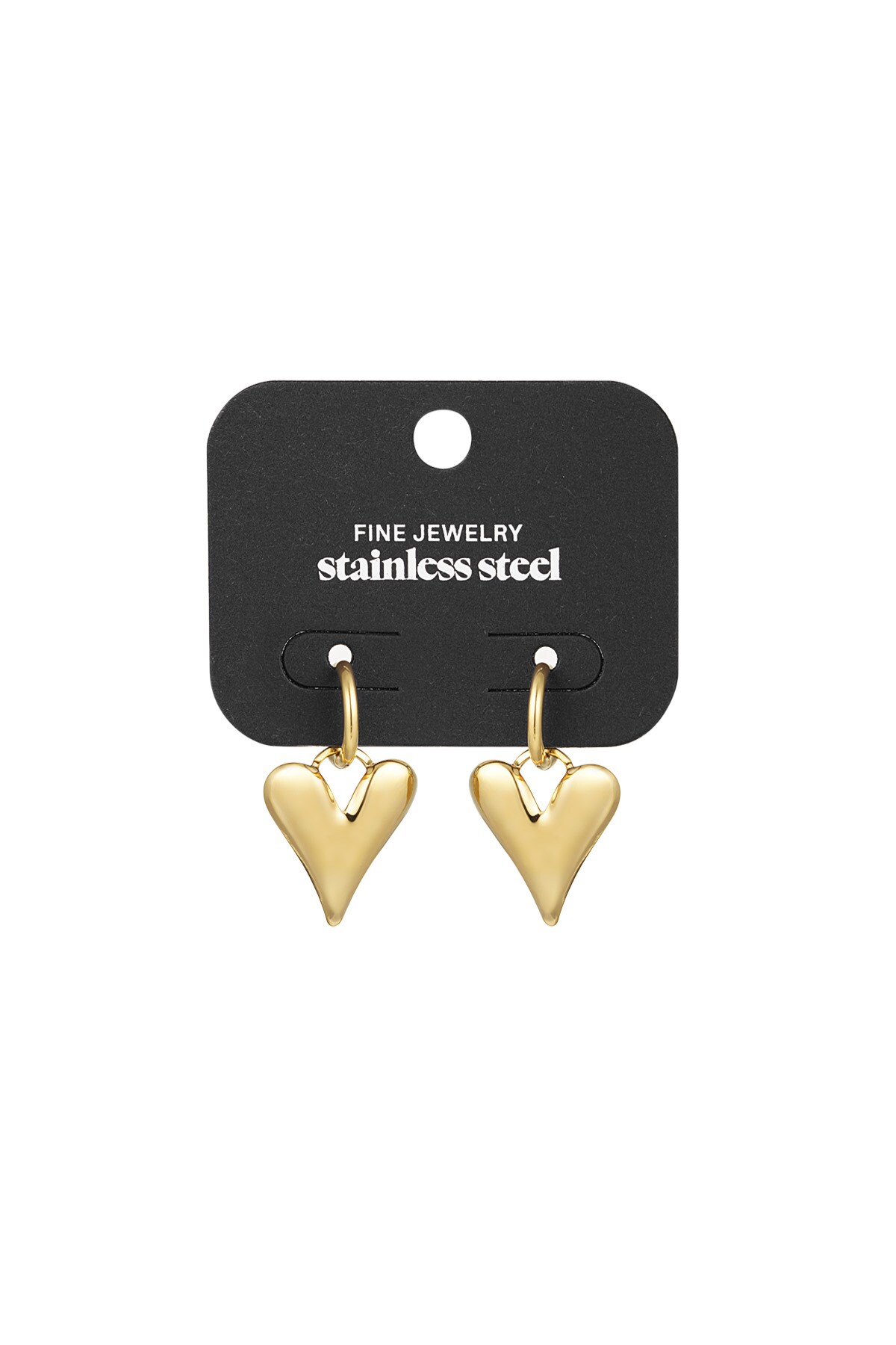 Big-Hearted earrings - Gold color h5 Picture3