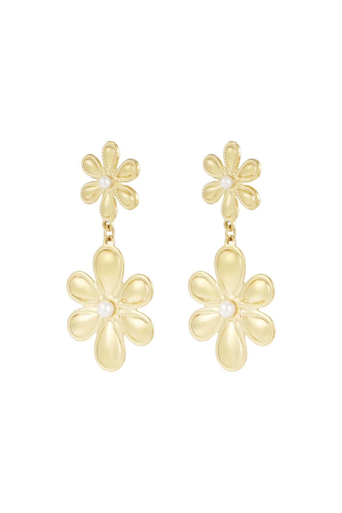 Secret Garden earrings - Gold color 