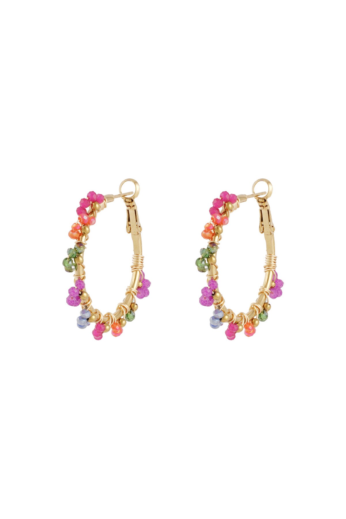 Earrings majestic color - multi 