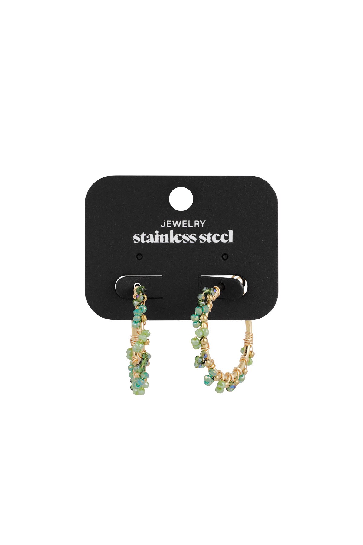 Earrings majestic color - green h5 Picture3