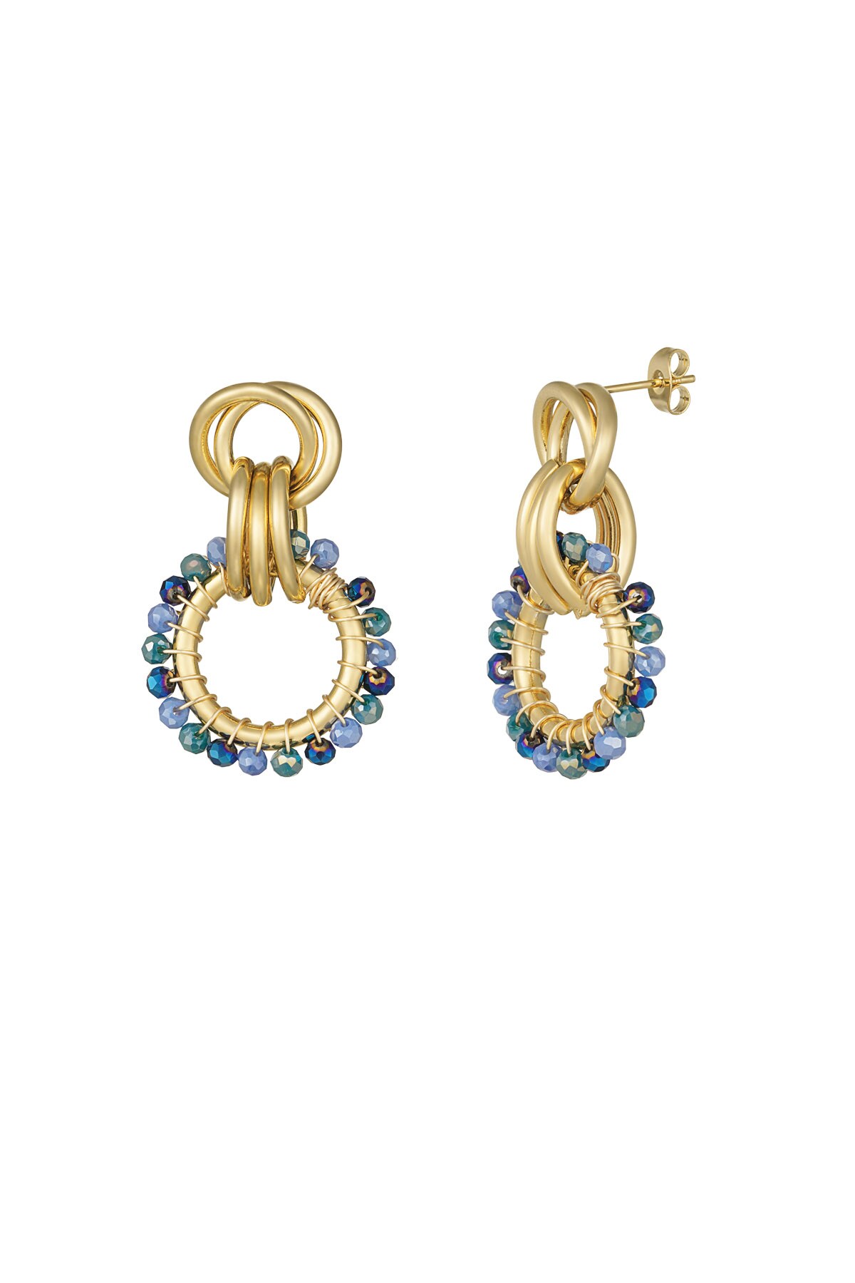 Happy Elegance earrings - blue h5 