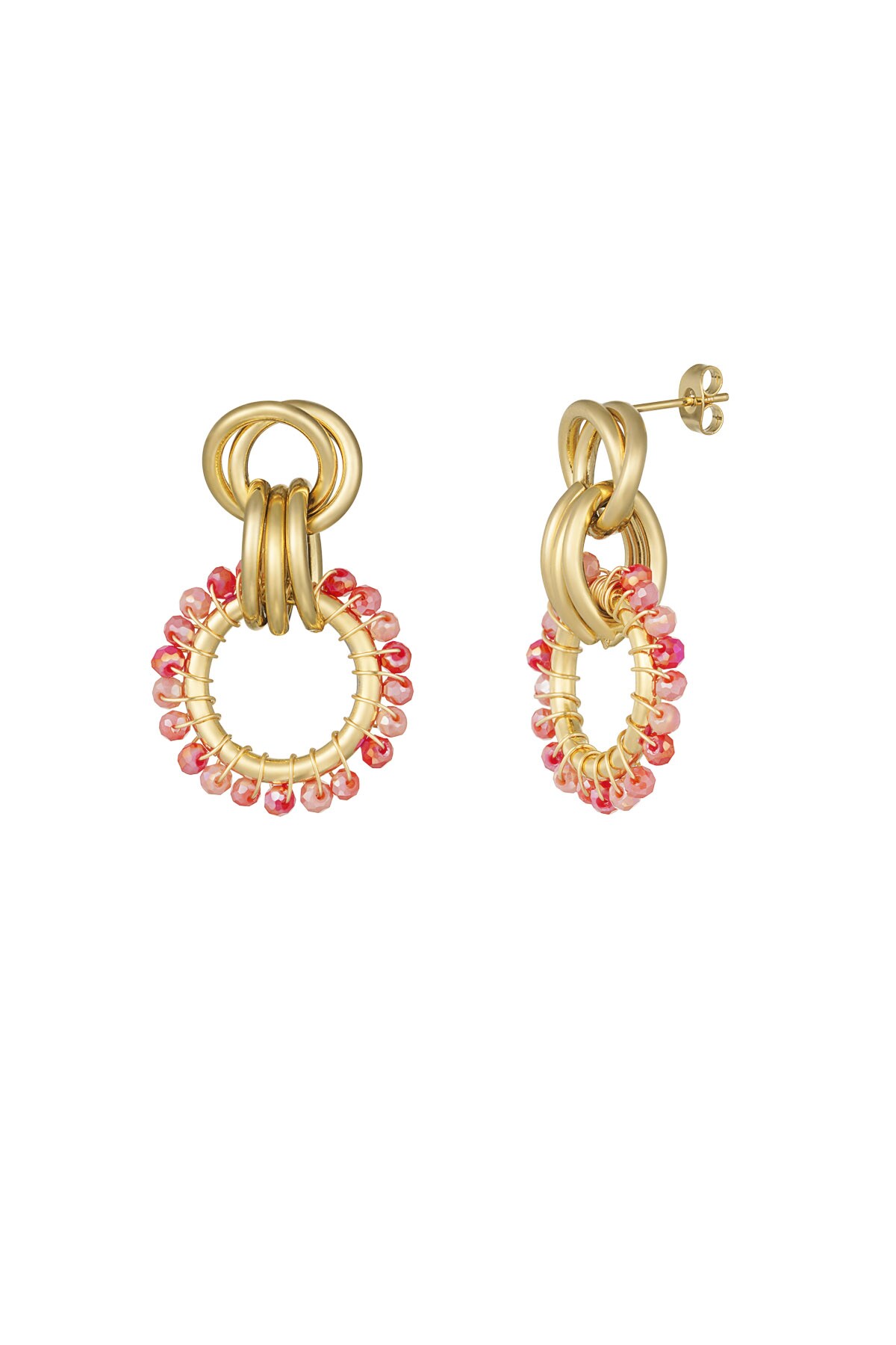 Happy Elegance earrings - pink 