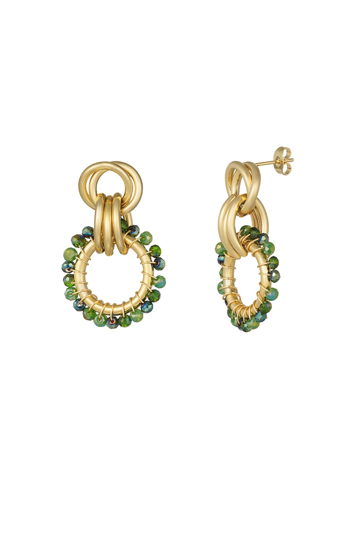 Happy Elegance earrings - green 