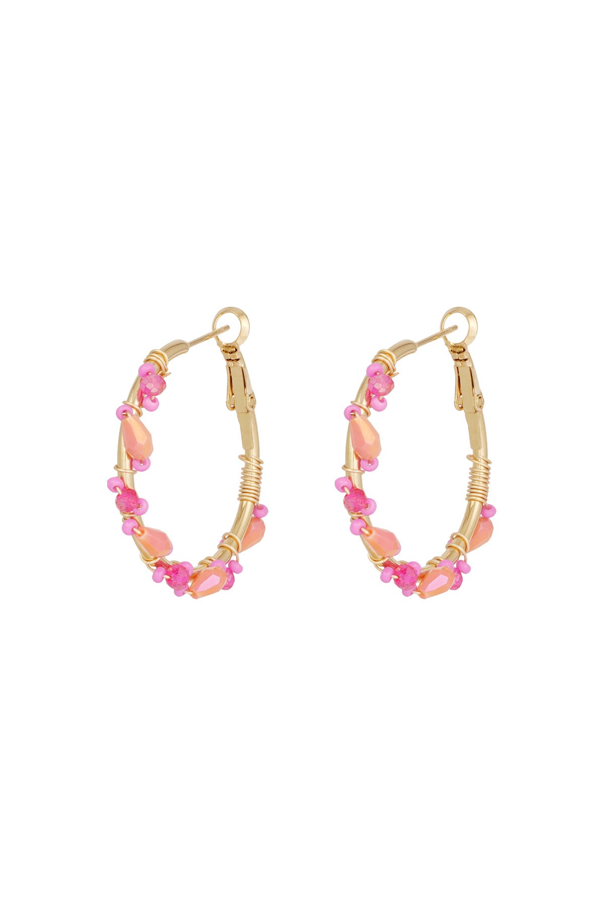 Earrings soulicios soul - orange pink h5 