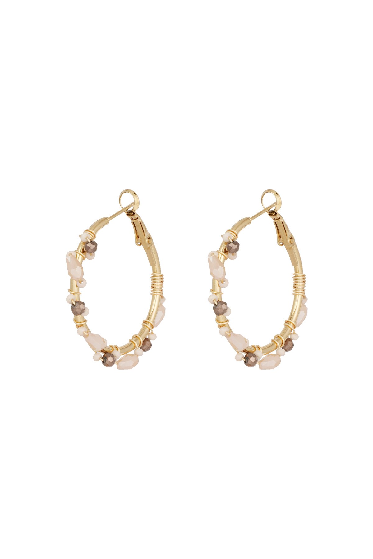 Earrings soulicios soul - beige h5 