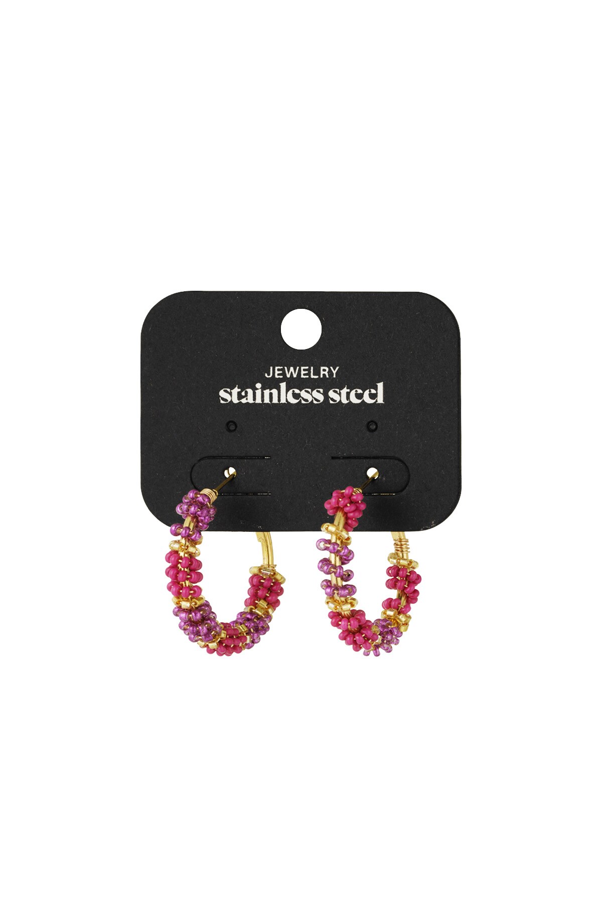 Beads of joy earrings - Fuchsia h5 Picture3