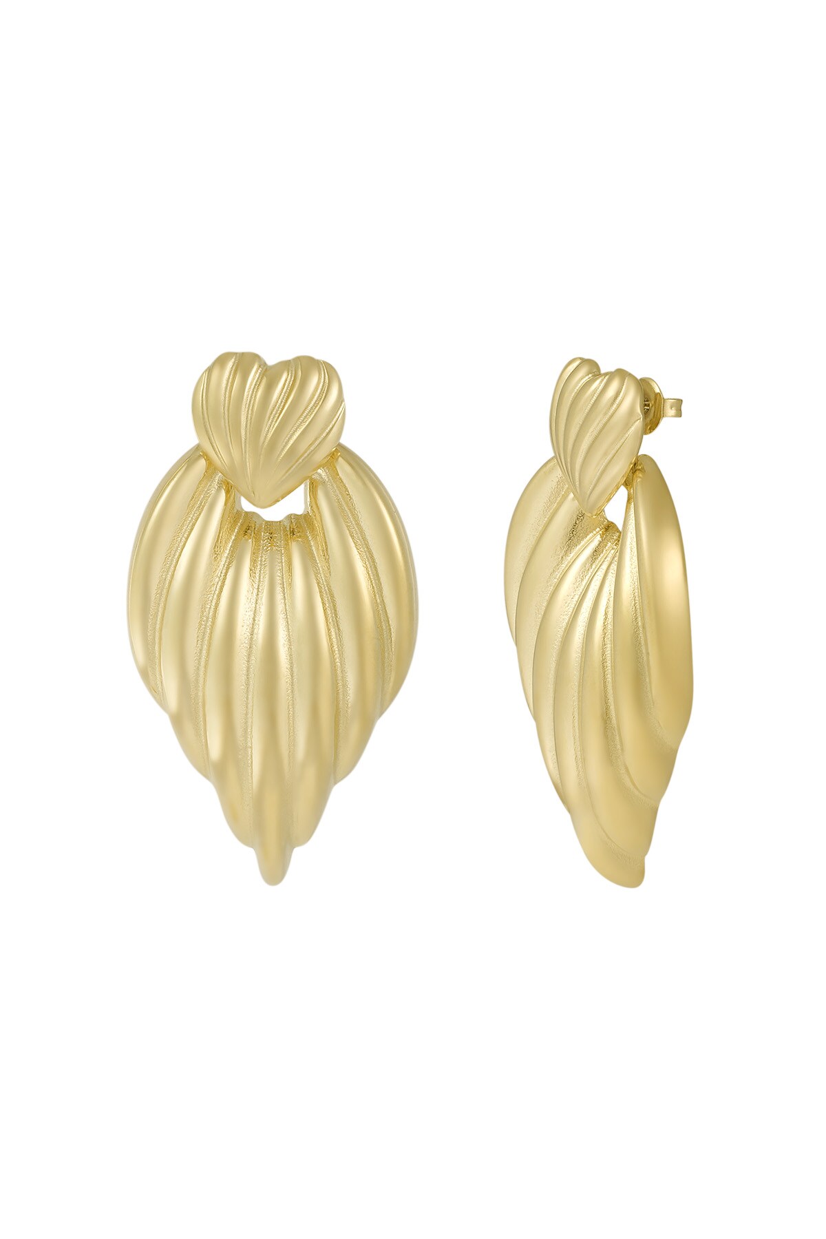 Divine dream earrings - Gold color h5 