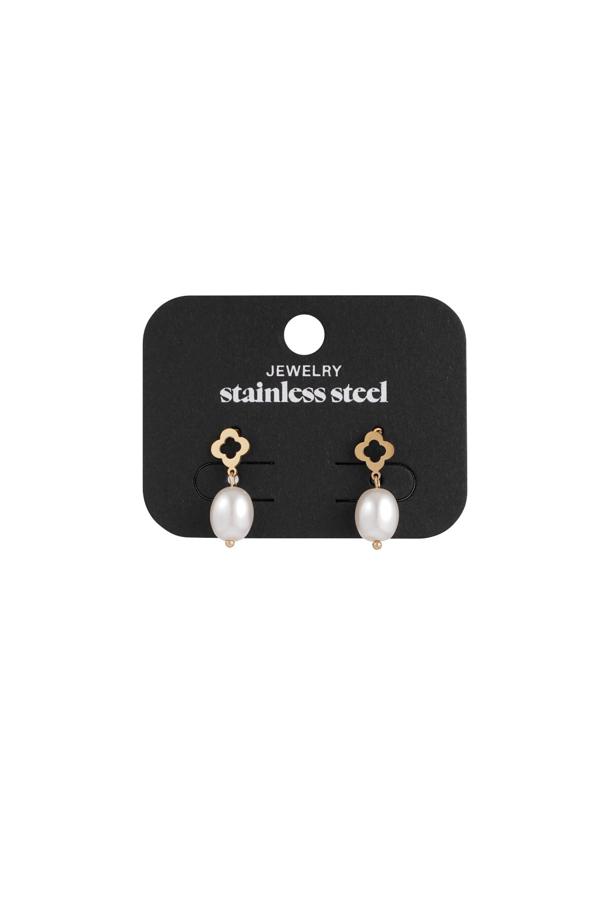 Earring pearl muse - Gold color h5 Picture2