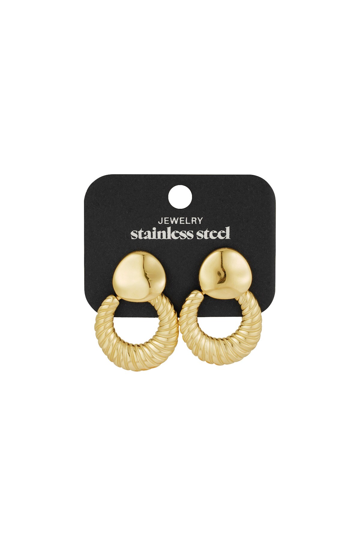 Chic Elegant earrings - Gold color h5 Picture2