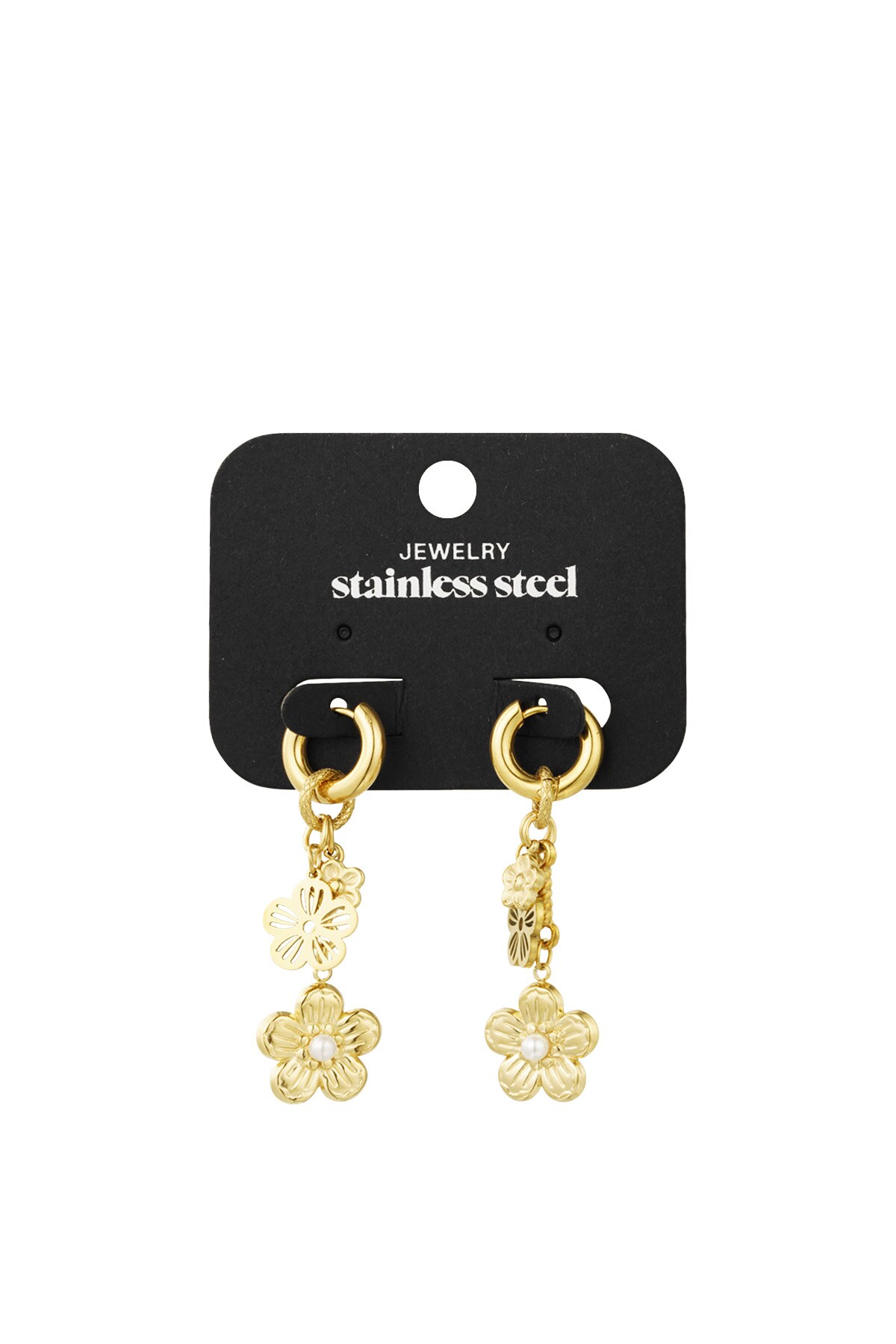 Blooming beauty earrings - Gold color Picture3