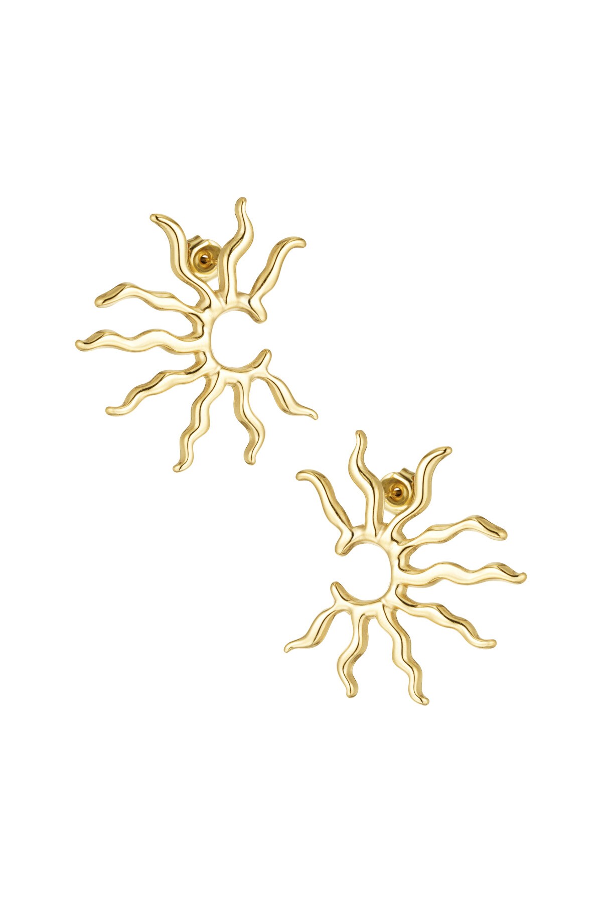 Sunny glow earrings - Gold color h5 