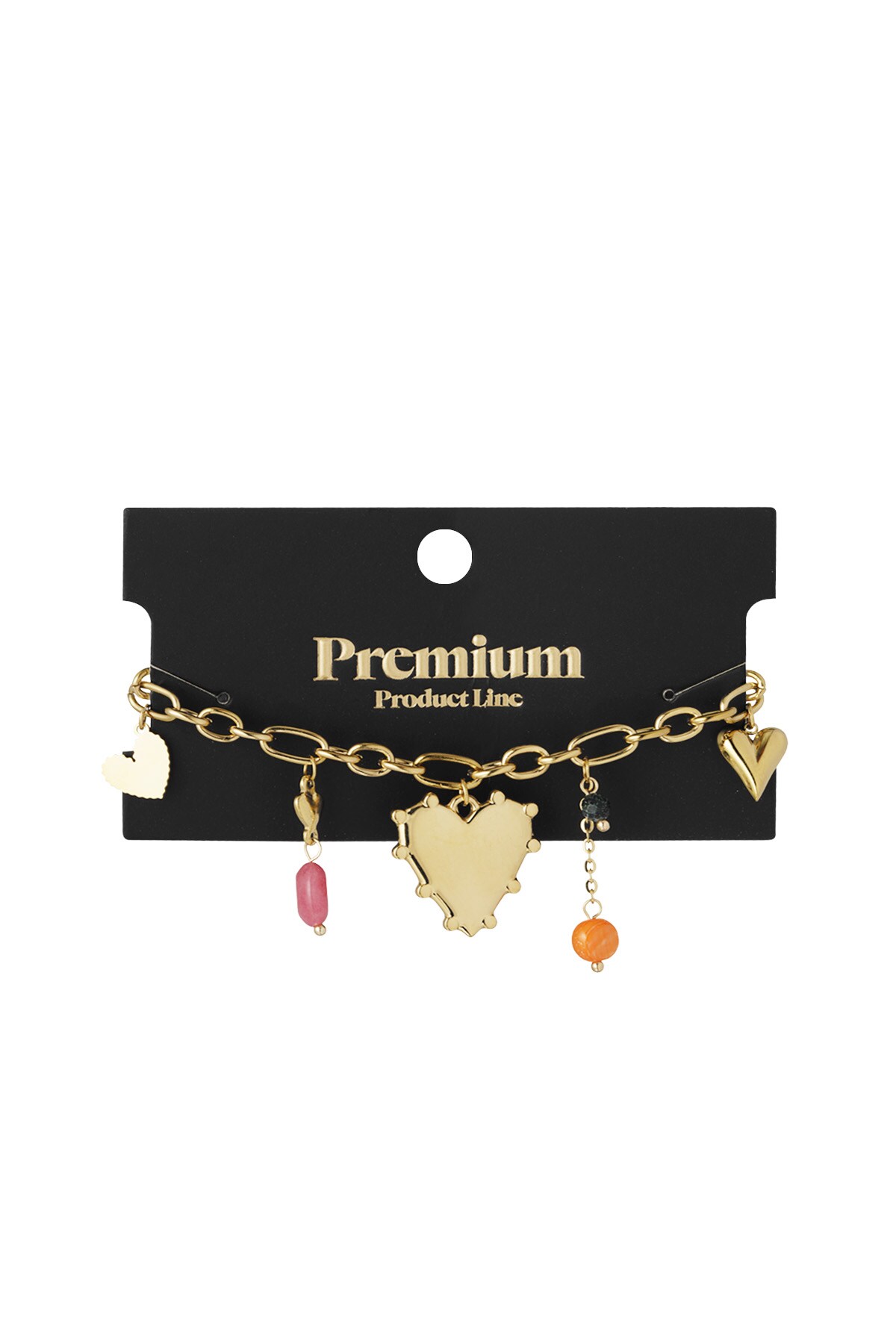 Charm bracelet variety of love - Gold color Picture3