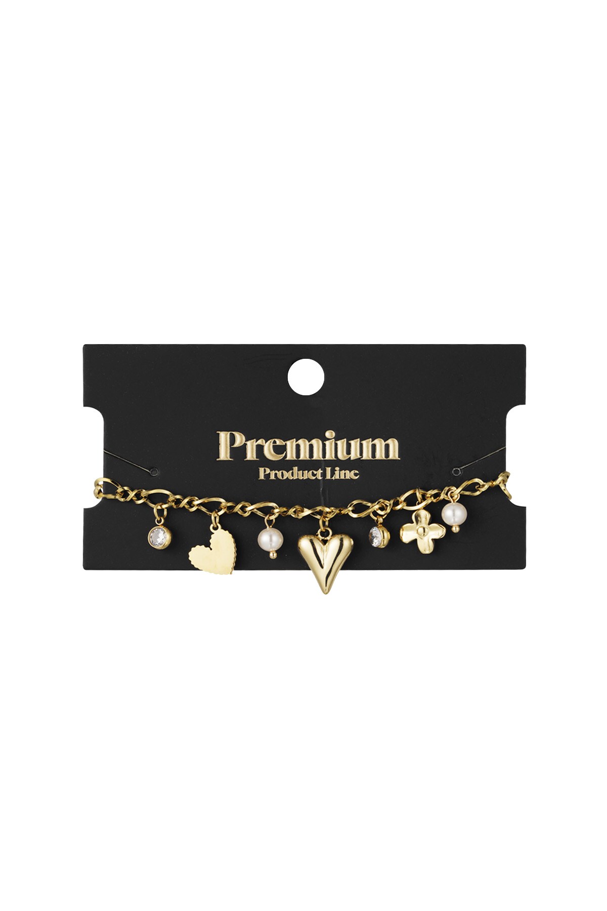 Sparkling love bracelet - Gold color Picture2