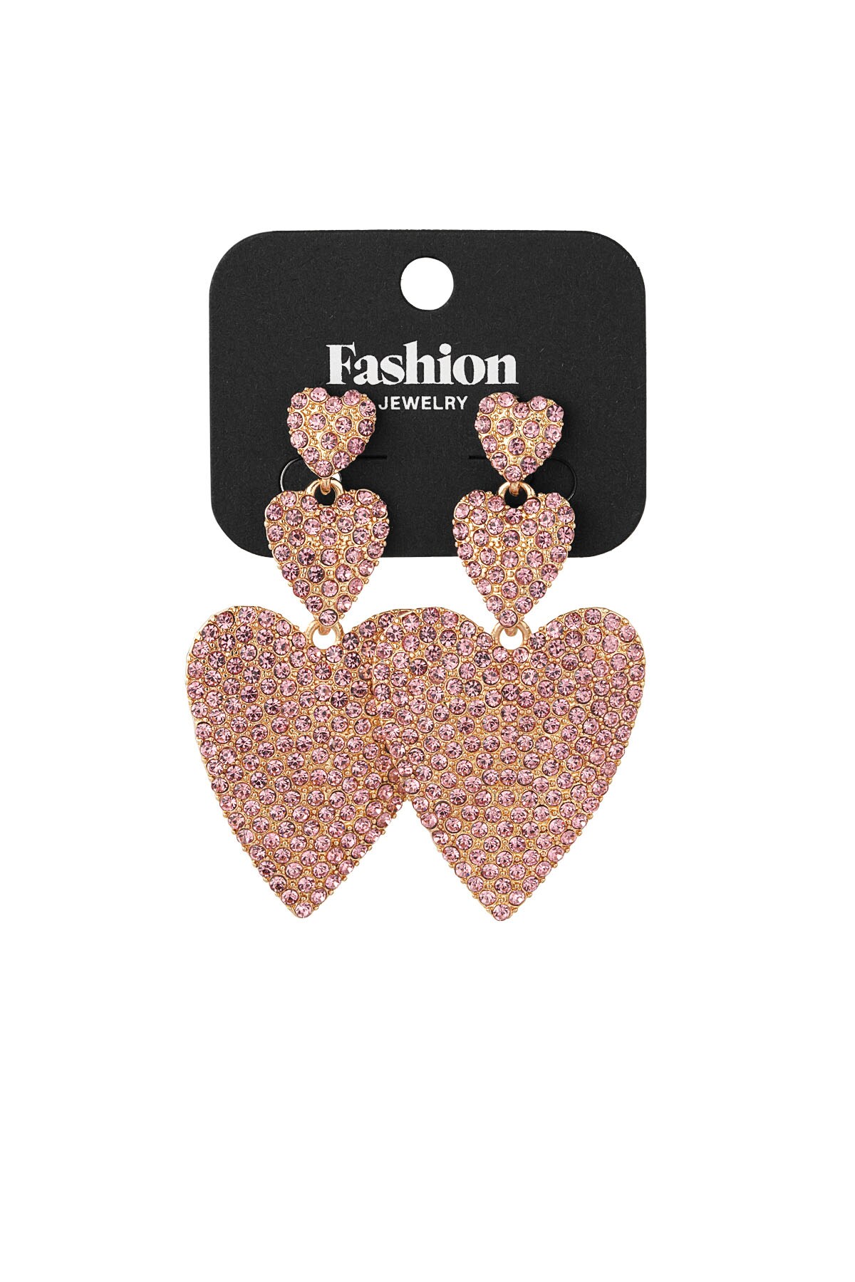 Falling for you earrings - pink h5 Picture3