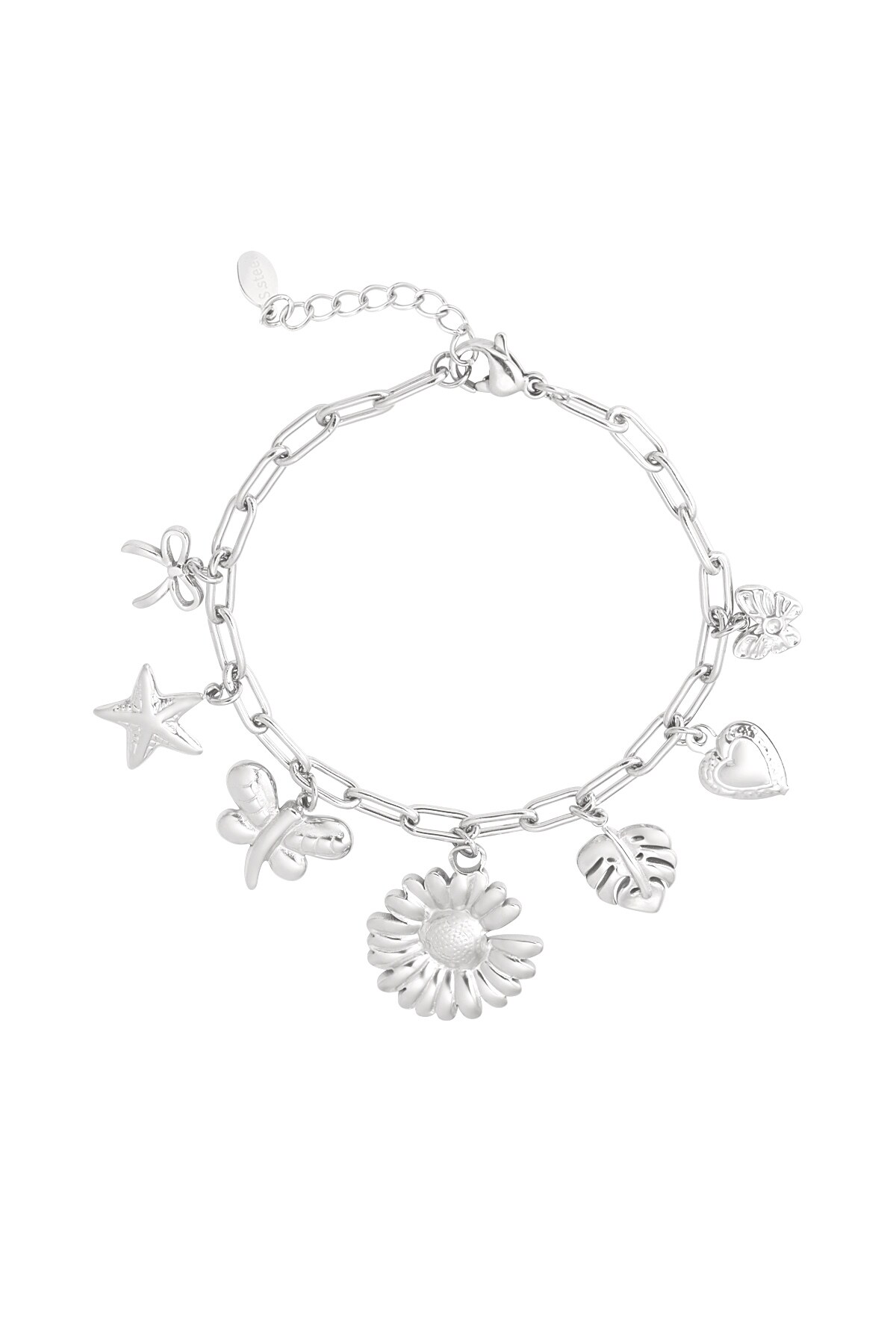 Botanical bliss bracelet - Silver color h5 