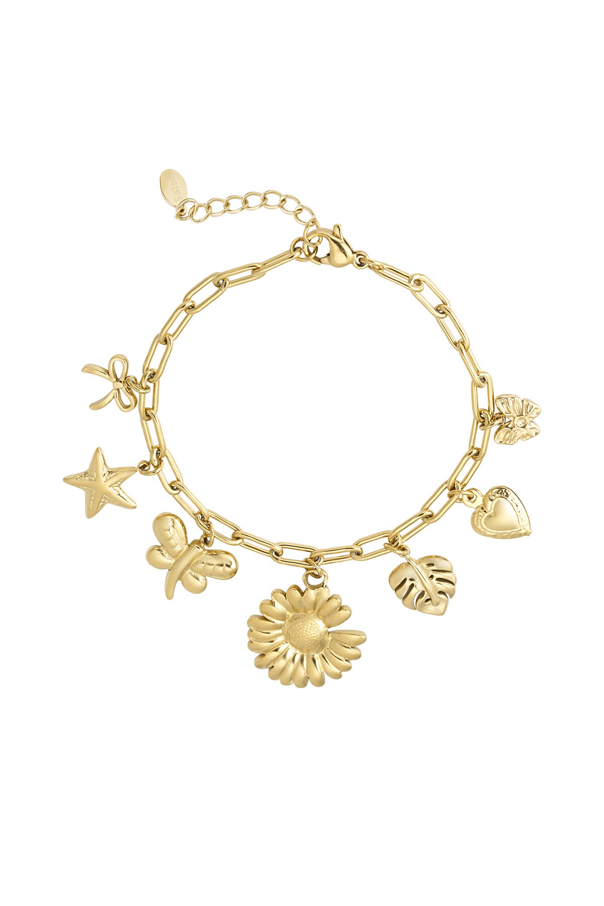 Botanical bliss bracelet - Gold color h5 