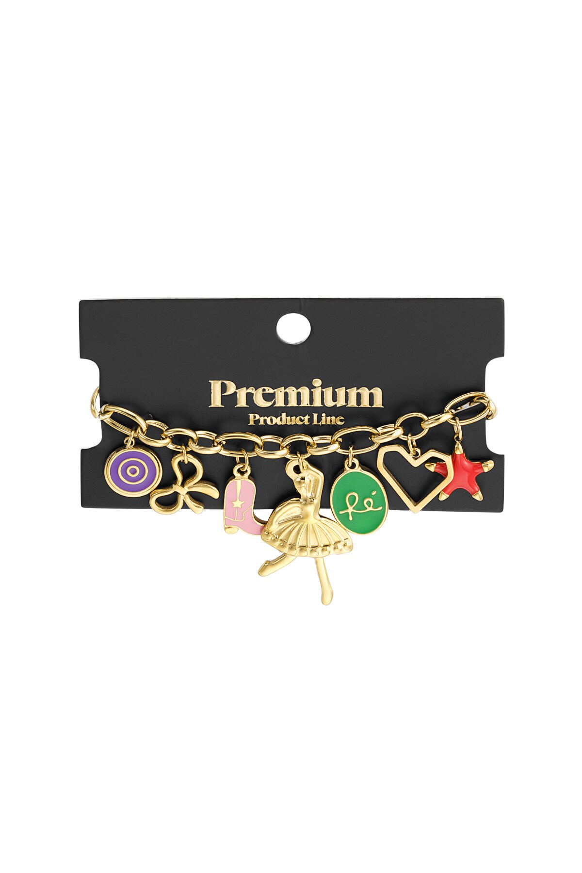 Twinkle charms bracelet - Gold color h5 Picture3