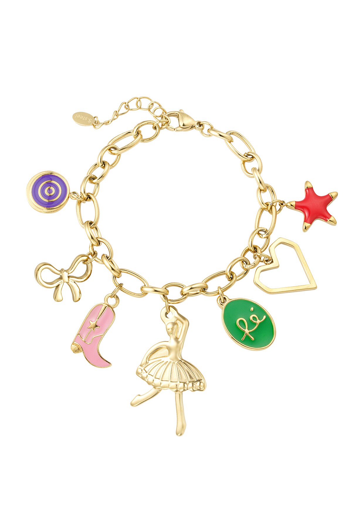 Twinkle charms bracelet - Gold color 