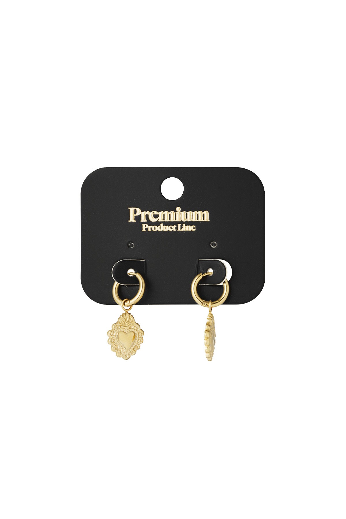 Royal amour earrings - Gold color h5 Picture3