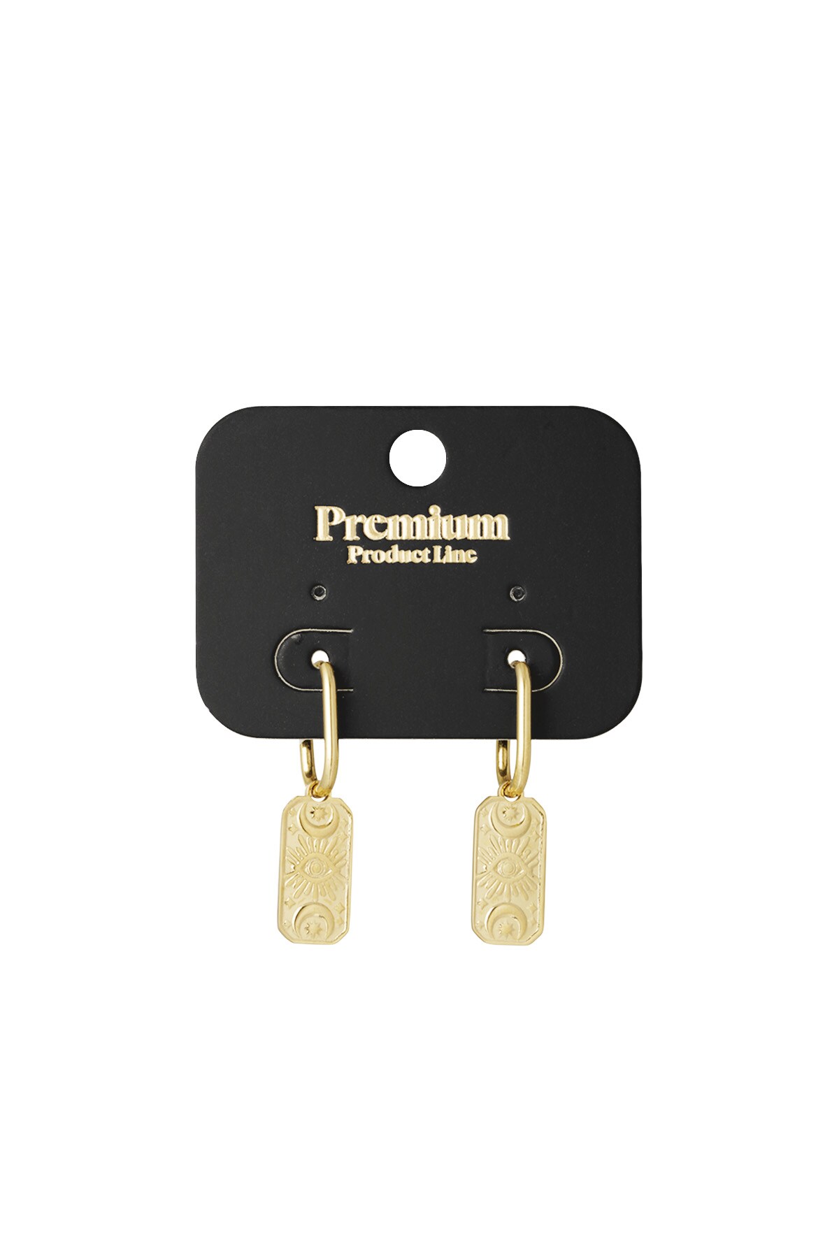 Magic mist earrings - Gold color h5 Picture3