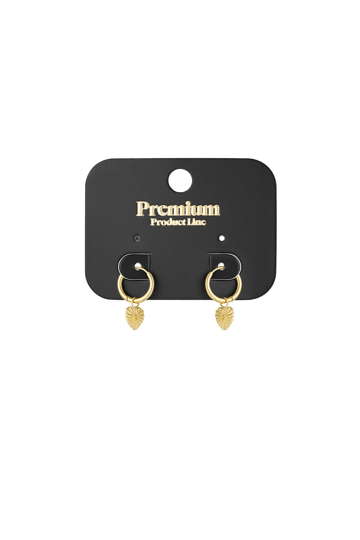 Pure love earrings - Gold color h5 Picture2