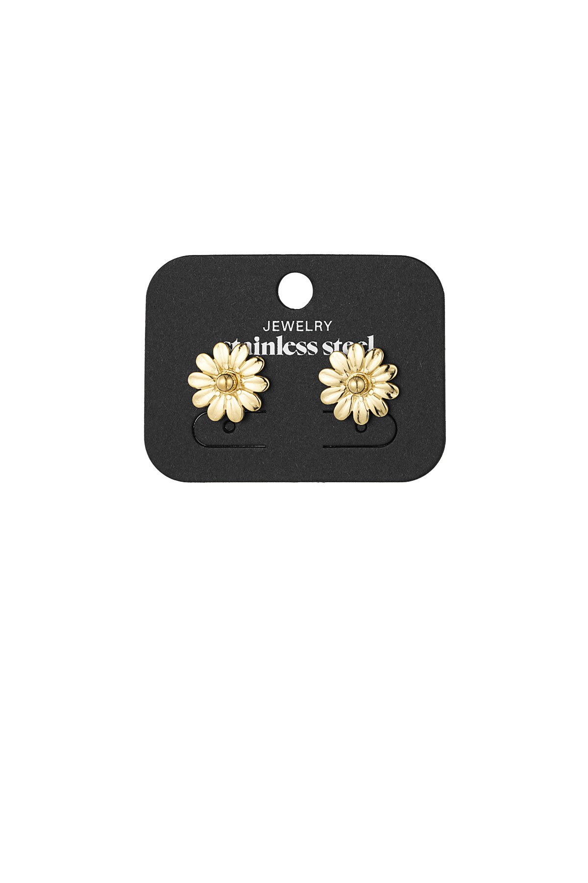 Blossom dots earrings - Gold color h5 Picture3