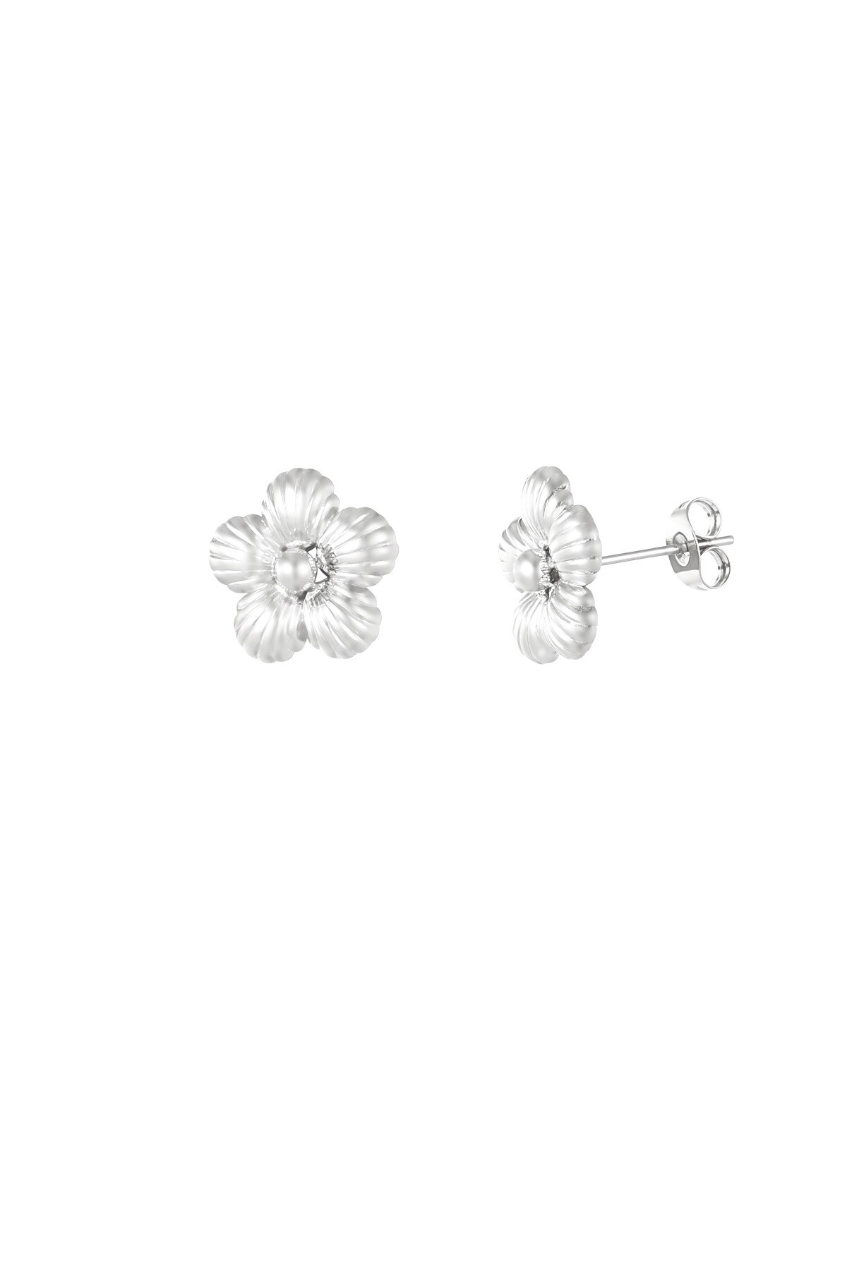 Daisy dots earrings - Silver color h5 