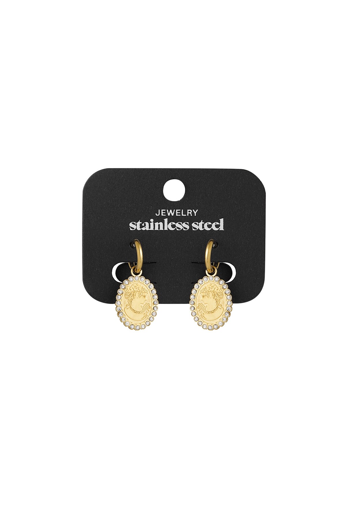 Classy lady earrings - Gold color h5 Picture2